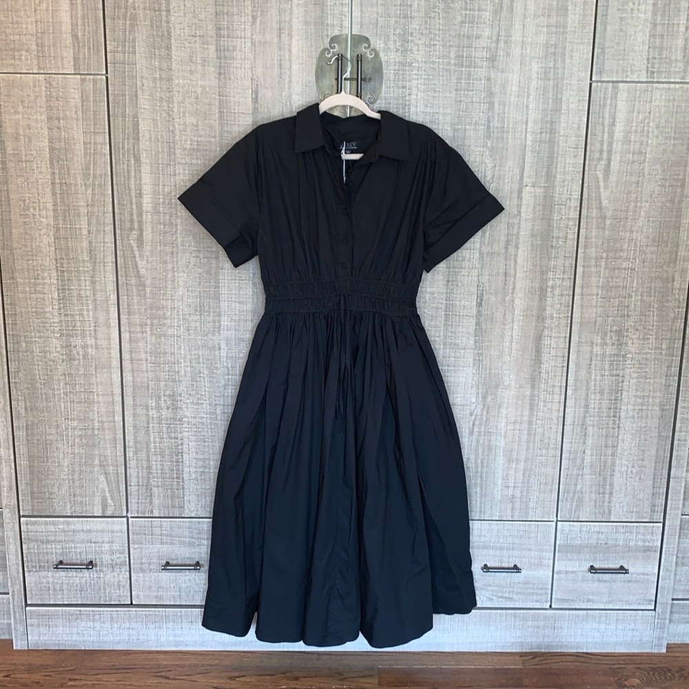 J. Crew‎ Elena Shirt-dress In Cotton Poplin